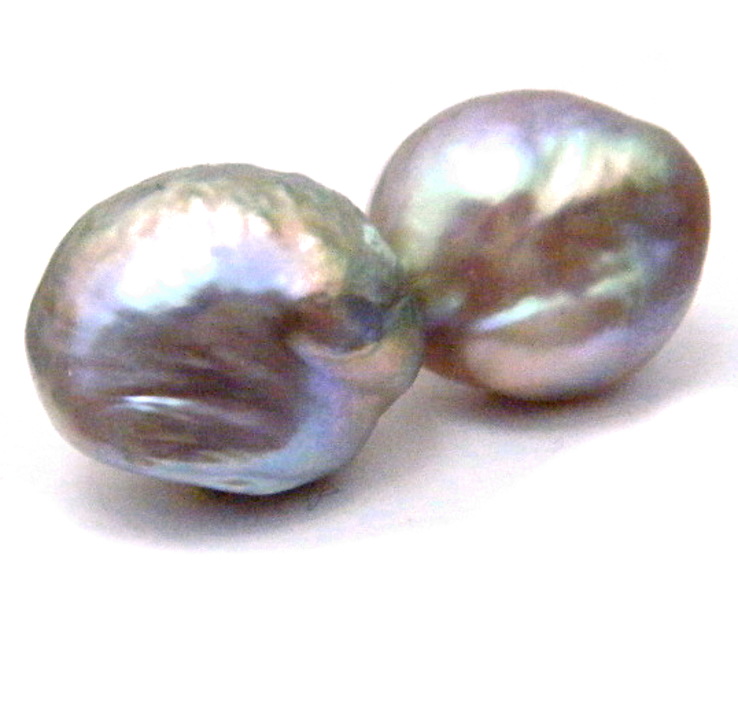 Natural Colours Nugget Stud Earrings